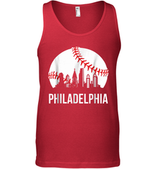 Philadelphia Downtown Baseball Philly Skyline Tank Top - giftteeshirt4u