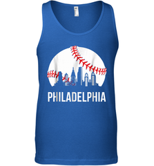Philadelphia Downtown Baseball Philly Skyline Tank Top - giftteeshirt4u