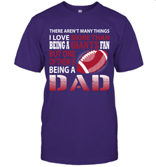I Love More Than Being A New York Giants Fan Being A Dad Football T-Shirt - giftteeshirt4u