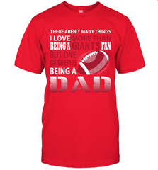 I Love More Than Being A New York Giants Fan Being A Dad Football T-Shirt - giftteeshirt4u