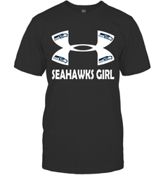 Seattle Seahawks Girl Under Armour Football T-Shirt - giftteeshirt4u