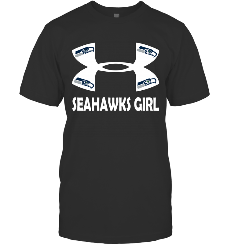 Seattle Seahawks Girl Under Armour Football T-Shirt - giftteeshirt4u