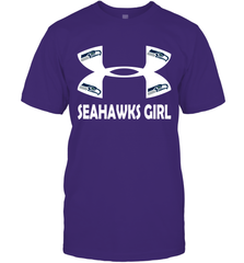 Seattle Seahawks Girl Under Armour Football T-Shirt - giftteeshirt4u