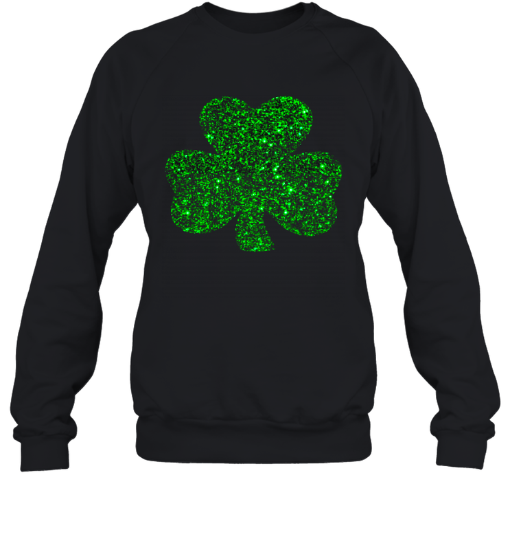 Rish Shamrock St Patrick's Day Glitter Green Lucky Charm Women Sweatshirt - giftteeshirt4u