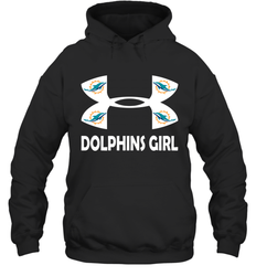 Miami Dolphins Girl Under Armour Football Hoodies - giftteeshirt4u