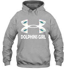 Miami Dolphins Girl Under Armour Football Hoodies - giftteeshirt4u