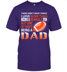 I Love More Than Being A Cincinnati Bengals Fan Being A Dad Football T-Shirt - giftteeshirt4u