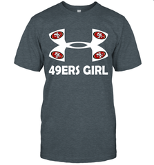 San Francisco 49ers Girl Under Armour Football T-Shirt - giftteeshirt4u
