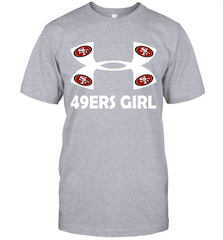 San Francisco 49ers Girl Under Armour Football T-Shirt - giftteeshirt4u