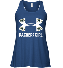 Green Bay Packers Girl Under Armour Football Tank - giftteeshirt4u