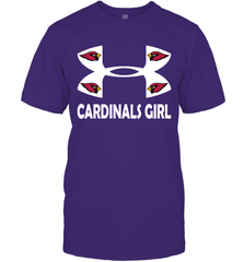 Arizona Cardinals Girl Under Armour Football T-Shirt - giftteeshirt4u