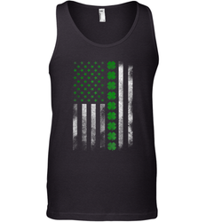 St Patrick's Day IRISH AMERICAN FLAG Tank Top - giftteeshirt4u