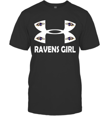 Baltimore Ravens Girl Under Armour Football T-Shirt - giftteeshirt4u