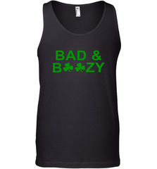 Bad And Boozy St Patrick's Day Funny Drinking Crewneck Tank Top - giftteeshirt4u