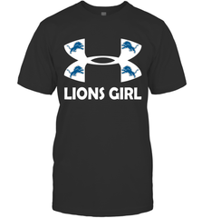 Detroit Lions Girl Under Armour Football T-Shirt - giftteeshirt4u