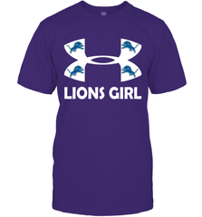 Detroit Lions Girl Under Armour Football T-Shirt - giftteeshirt4u
