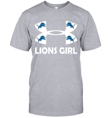 Detroit Lions Girl Under Armour Football T-Shirt - giftteeshirt4u