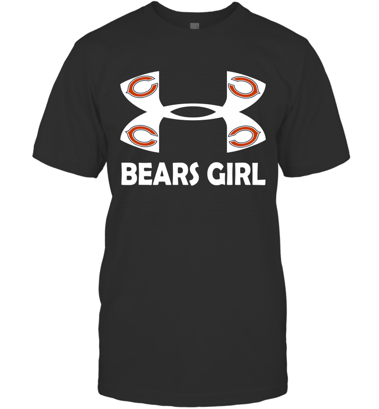 Chicago Bears Girl Under Armour Football T-Shirt - giftteeshirt4u