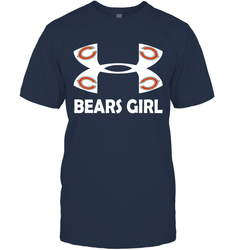 Chicago Bears Girl Under Armour Football T-Shirt - giftteeshirt4u
