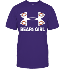 Chicago Bears Girl Under Armour Football T-Shirt - giftteeshirt4u