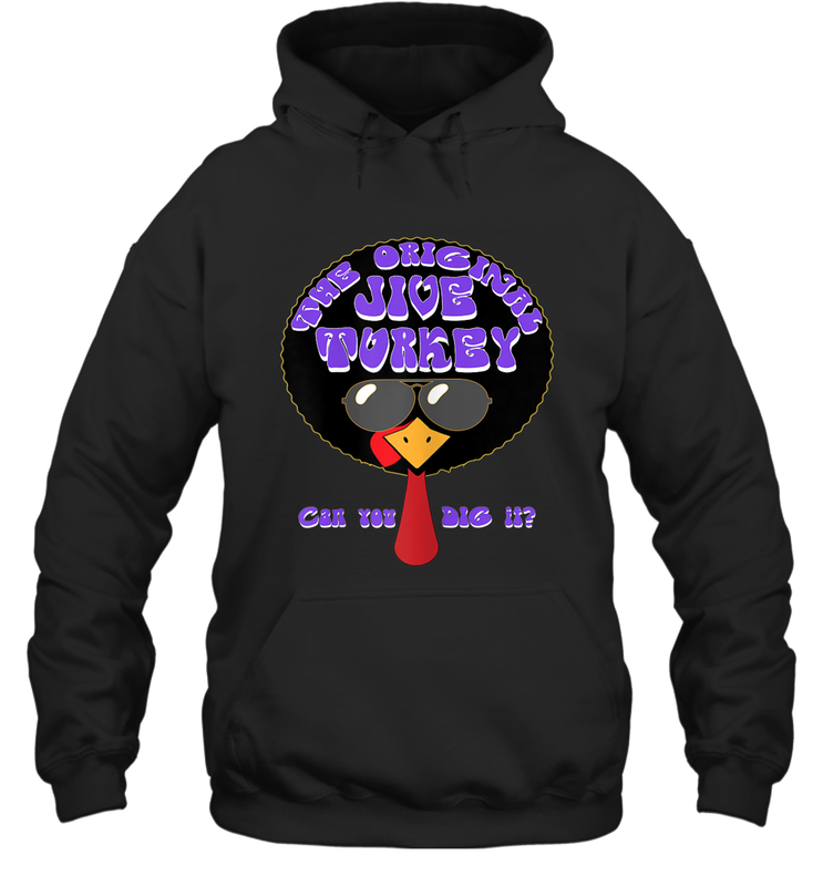 Trends Funny Jive Turkey Face Thanksgiving Day Hoodie - giftteeshirt4u