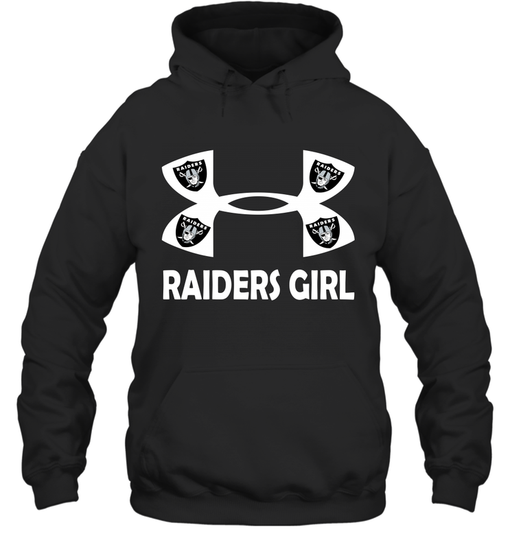 Oakland Raiders Girl Under Armour Football Hoodies - giftteeshirt4u