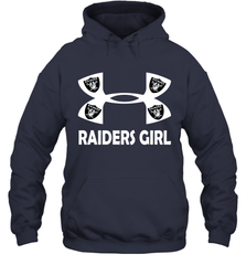 Oakland Raiders Girl Under Armour Football Hoodies - giftteeshirt4u