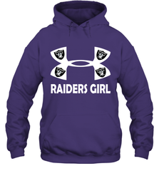 Oakland Raiders Girl Under Armour Football Hoodies - giftteeshirt4u