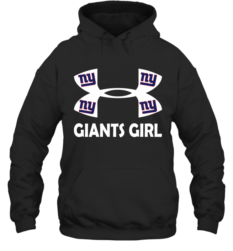 New York Giants Girl Under Armour Football Hoodies - giftteeshirt4u