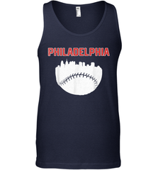 Vintage Fan Philadelphia PA Cityscape Baseball Retro  Tank Top - giftteeshirt4u
