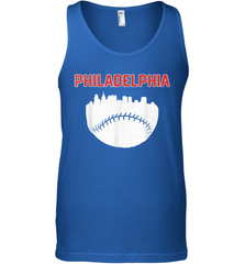 Vintage Fan Philadelphia PA Cityscape Baseball Retro  Tank Top - giftteeshirt4u