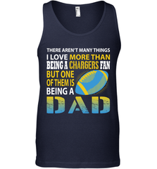 I Love More Than Being A Los Angeles Chargers Fan Being A Dad Football Tank Top - giftteeshirt4u