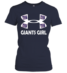 New York Giants Girl Under Armour Football Short Sleeve - giftteeshirt4u