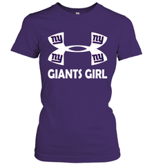 New York Giants Girl Under Armour Football Short Sleeve - giftteeshirt4u