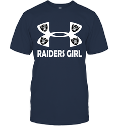 Oakland Raiders Girl Under Armour Football T-Shirt - giftteeshirt4u