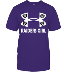 Oakland Raiders Girl Under Armour Football T-Shirt - giftteeshirt4u