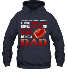 I Love More Than Being A San Francisco 49ers Fan Being A Dad Football Hoodie - giftteeshirt4u