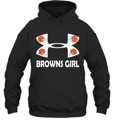 Cleveland Browns Girl Under Armour Football Hoodies - giftteeshirt4u