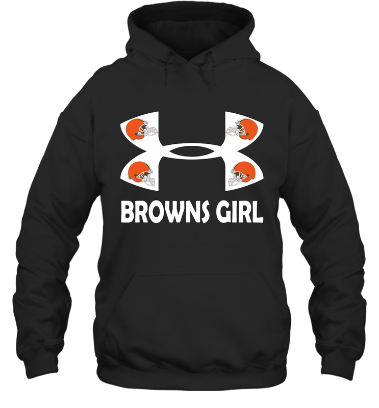 Cleveland Browns Girl Under Armour Football Hoodies - giftteeshirt4u