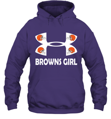 Cleveland Browns Girl Under Armour Football Hoodies - giftteeshirt4u