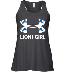 Detroit Lions Girl Under Armour Football Tank - giftteeshirt4u
