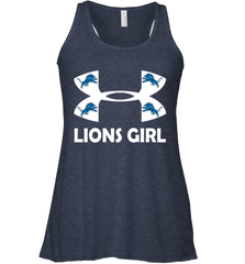 Detroit Lions Girl Under Armour Football Tank - giftteeshirt4u