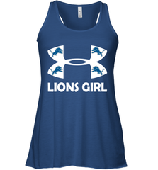 Detroit Lions Girl Under Armour Football Tank - giftteeshirt4u