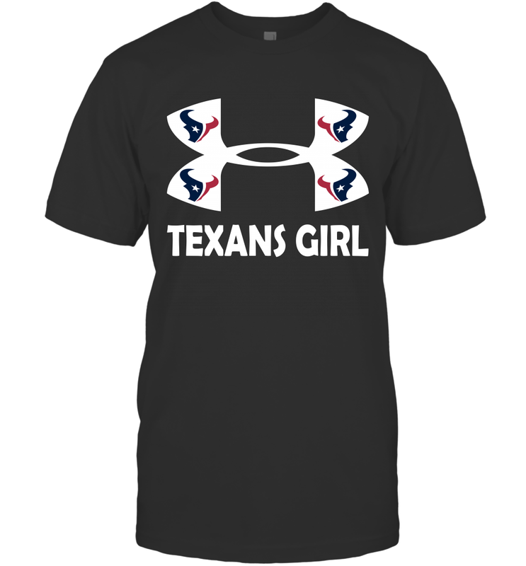 Houston Texans Girl Under Armour Football T-Shirt - giftteeshirt4u