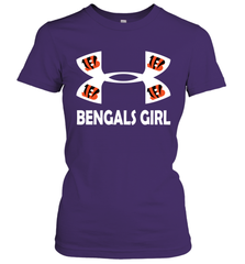 Cincinnati Bengals Girl Under Armour Football Short Sleeve - giftteeshirt4u
