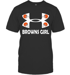 Cleveland Browns Girl Under Armour Football T-Shirt - giftteeshirt4u