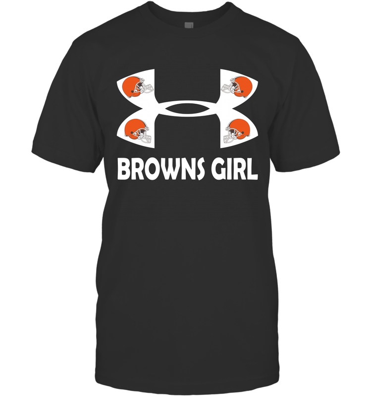 Cleveland Browns Girl Under Armour Football T-Shirt - giftteeshirt4u