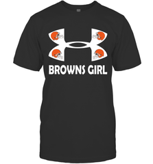 Cleveland Browns Girl Under Armour Football T-Shirt - giftteeshirt4u