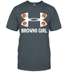 Cleveland Browns Girl Under Armour Football T-Shirt - giftteeshirt4u