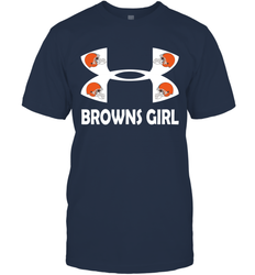 Cleveland Browns Girl Under Armour Football T-Shirt - giftteeshirt4u